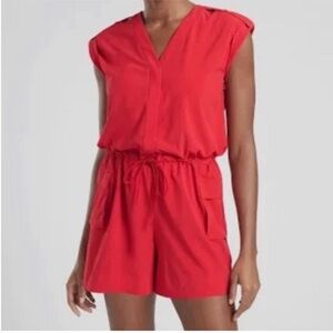 Red Athleta Sutton romper